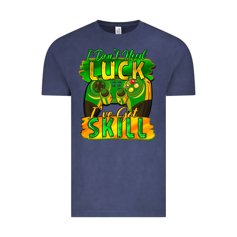 I Don't Need Luck I've Got Skill St. Patricks Day Vintage Tee by FaDigitalArtStudio | Teevron