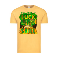 Vintage Mustard I don't need luck i've got skill st. patricks day Vintage Tee - FaDigitalArtStudio