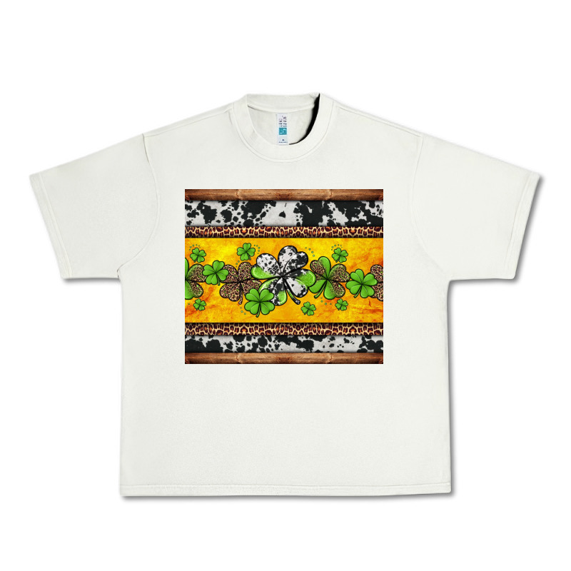 St Patricks Day Western Shamrock Urban Heavy Tee by Jasminsmagicworld | Teevron