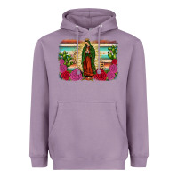 Lavender western our lady of Guadalupe Heavyweight Hoodie - JahusDesignShop