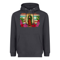 Smoke western our lady of Guadalupe Heavyweight Hoodie - JahusDesignShop