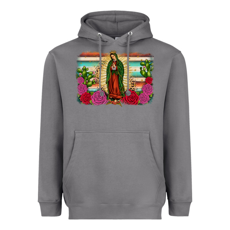 Western Our Lady Of Guadalupe Heavyweight Hoodie by JahusDesignShop | Teevron