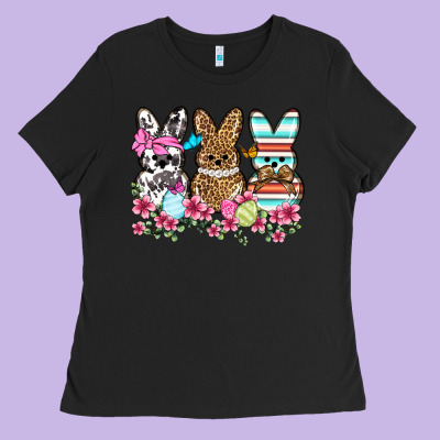 Western Easter Peeps Ladies Tee Designed By Oliviacreatesart
