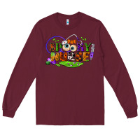 Burgundy one spooky nurse Long Sleeve Tee - BundleAndBundleShop