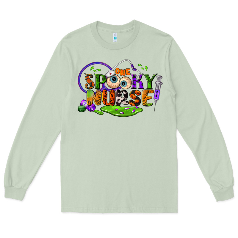 One Spooky Nurse Long Sleeve Tee by BundleAndBundleShop | Teevron
