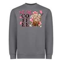 Storm but first coffee floral Heavyweight Sweatshirt - JahusDesignShop