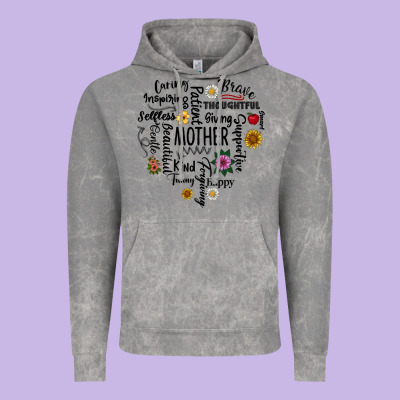 Mother Vintage Hoodie Designed By Cowhidedigitalart