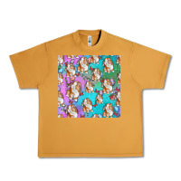 Peanut Butter Easter Bunny With Truck Seamless Pattern Urban Heavy Tee - BundleAndBundleShop