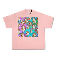 Salmon Easter Bunny With Truck Seamless Pattern Urban Heavy Tee - BundleAndBundleShop
