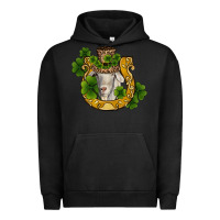 Pigment Black st patricks day goat horseshoe shamrock Urban Hoodie - RanaPortraitStore