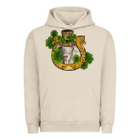 Pigment French Oak st patricks day goat horseshoe shamrock Urban Hoodie - RanaPortraitStore