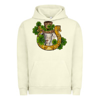 Pigment Pistachio st patricks day goat horseshoe shamrock Urban Hoodie - RanaPortraitStore
