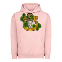 Pigment Salmon st patricks day goat horseshoe shamrock Urban Hoodie - RanaPortraitStore