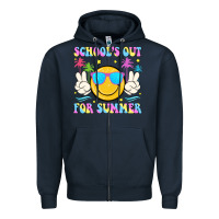 Navy school's out for summer Zipper Hoodie - JahusDesignShop