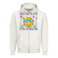 Oatmeal Heather school's out for summer Zipper Hoodie - JahusDesignShop