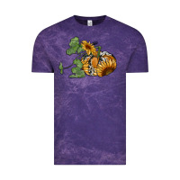 Cloud Purple sunflower pumpkin Vintage Tee - RanaPortraitStore