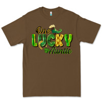 Cacao One Lucky Auntie St. Patrick's Day Premium Tee - CowGirlArtShop