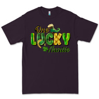 Plum One Lucky Auntie St. Patrick's Day Premium Tee - CowGirlArtShop