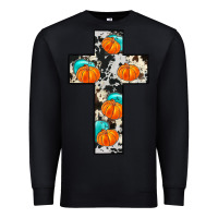 Black pumpkin cross Premium Sweatshirt - JahusDesignShop