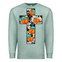 Seafoam pumpkin cross Premium Sweatshirt - JahusDesignShop