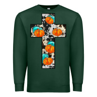Sports Green pumpkin cross Premium Sweatshirt - JahusDesignShop