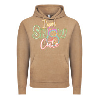 Vintage Coffee T am SNOW CUTE Vintage Hoodie - CowhideDigitalArt