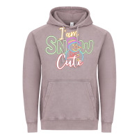Vintage Zinc T am SNOW CUTE Vintage Hoodie - CowhideDigitalArt
