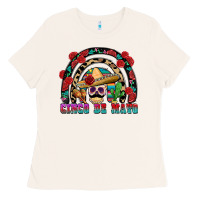 Bone Cinco de mayo rainbow Ladies Tee - FaDigitalArtStudio