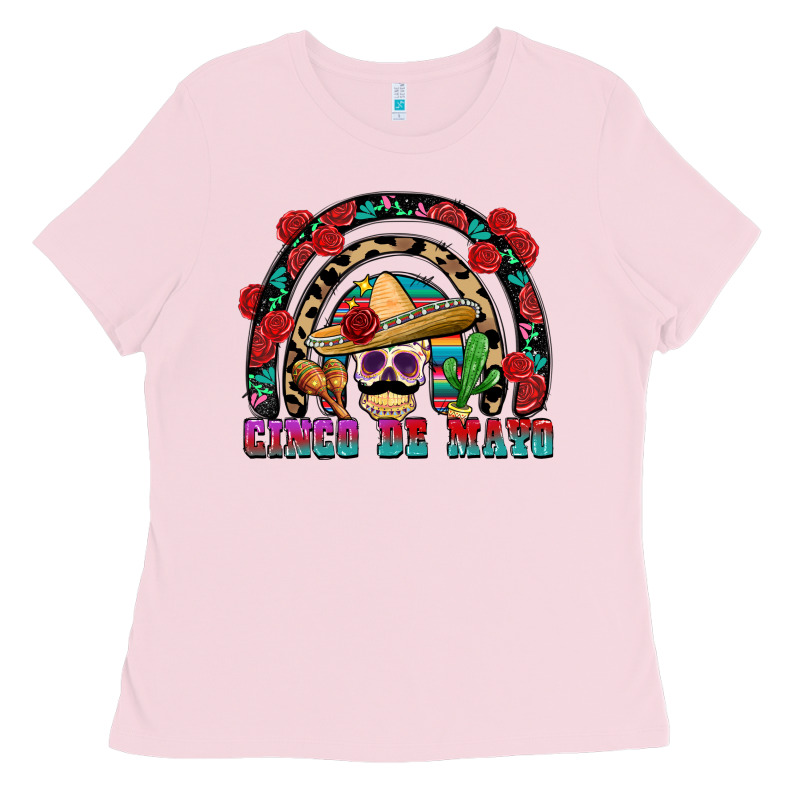 Cinco De Mayo Rainbow Ladies Tee by FaDigitalArtStudio | Teevron