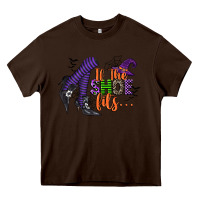 Chocolate Brown if the shoe fits Heavy Core Tee - CowGirlArtShop