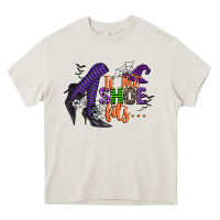 Cream if the shoe fits Heavy Core Tee - CowGirlArtShop