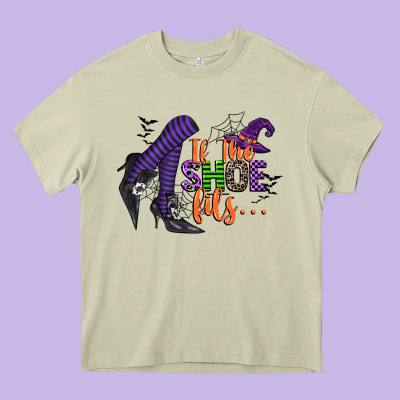 If The Shoe Fits Heavy Core Tee Designed By Cowgirlartshop