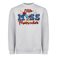 Heather Grey little miss firecracker Heavyweight Sweatshirt - JahusDesignShop