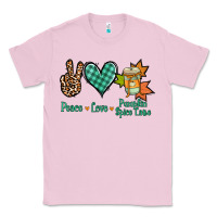 Bubblegum Pink peace love pumpkin spice latte Classic Tee - Jasminsmagicworld