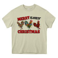 Mossy Merry Cluckin' Christmas Heavy Core Tee - RanaPortraitStore