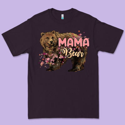 Mama Bear Mother's Day Premium Tee Designed By Howdyjamesfarm
