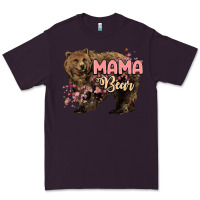 Plum Mama bear mother's day Premium Tee - HowdyJamesFarm