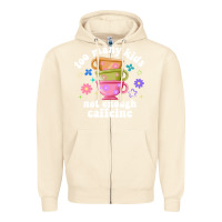 Sandshell too many kids not enough caffeine Zipper Hoodie - JahusDesignShop