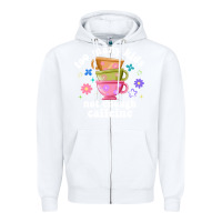 White too many kids not enough caffeine Zipper Hoodie - JahusDesignShop