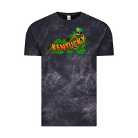 Cloud Black Kentucky map St. Patrick's Day Vintage Tee - FaDigitalArtStudio