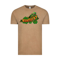 Vintage Coffee Kentucky map St. Patrick's Day Vintage Tee - FaDigitalArtStudio
