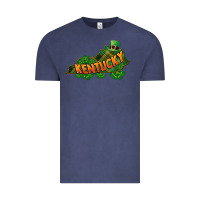 Vintage Denim Kentucky map St. Patrick's Day Vintage Tee - FaDigitalArtStudio