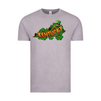 Vintage Zinc Kentucky map St. Patrick's Day Vintage Tee - FaDigitalArtStudio