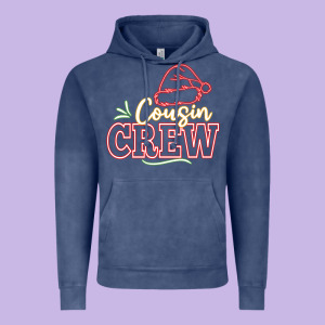 Cousin Crew Vintage Hoodie Designed By Cowhidedigitalart