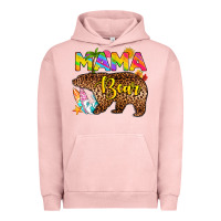 Pigment Salmon mama bear summer Urban Hoodie - RanaPortraitStore
