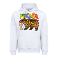 White mama bear summer Urban Hoodie - RanaPortraitStore