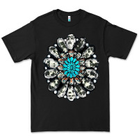 Black cowhide aztec gemstone Premium Tee - RanaPortraitStore