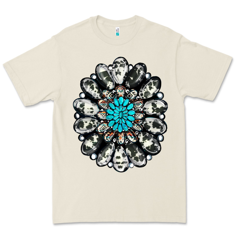 Cowhide Aztec Gemstone Premium Tee by RanaPortraitStore | Teevron