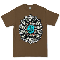 Cacao cowhide aztec gemstone Premium Tee - RanaPortraitStore