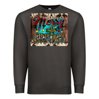 Smoke merry christmas cross tumbler Premium Sweatshirt - JahusDesignShop